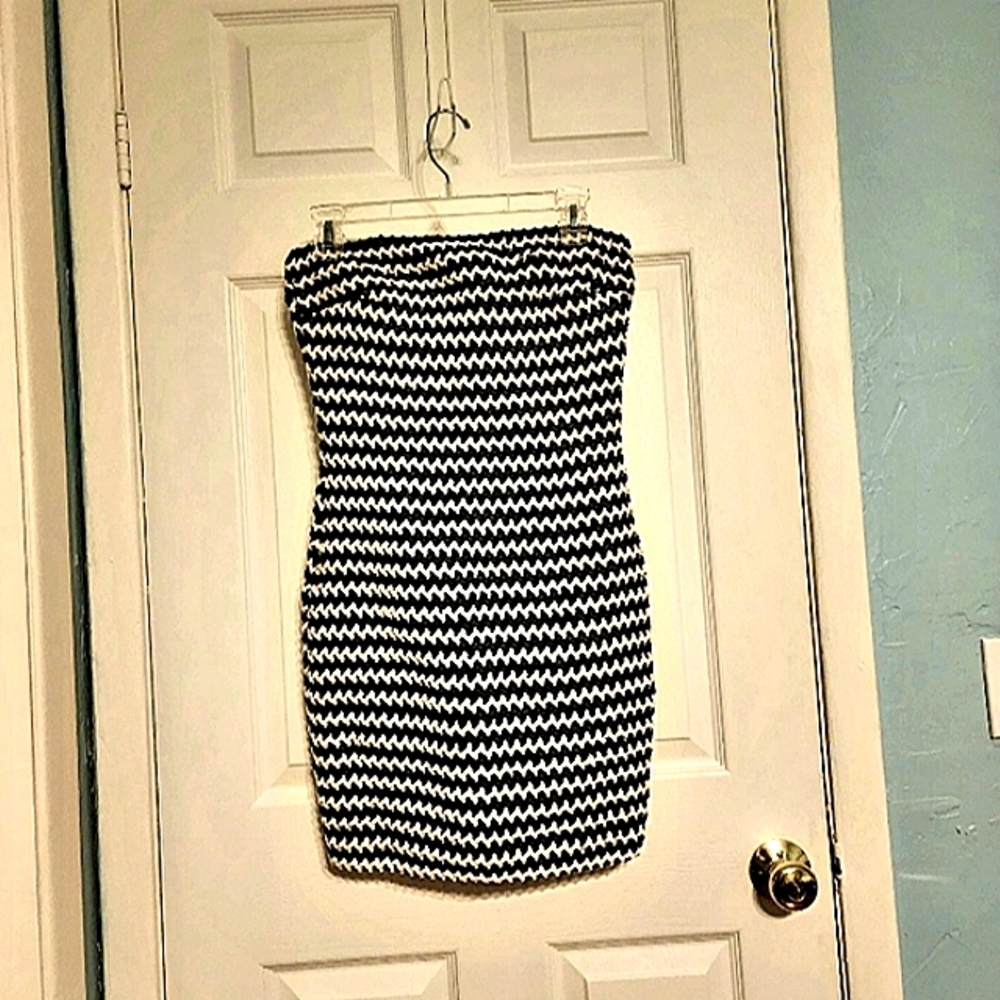 Jordyn Jagger strapless bandage dress